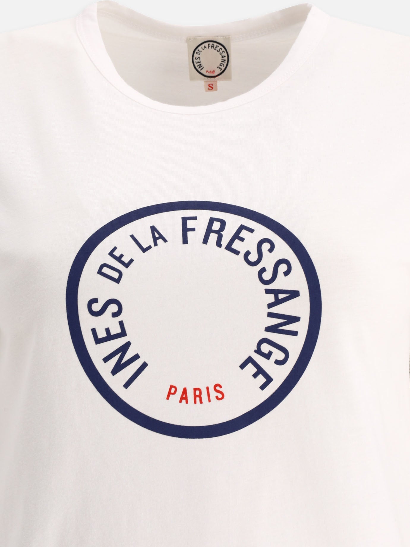 Ines De La Fressange T-shirt with logo 12456706_XS White 3