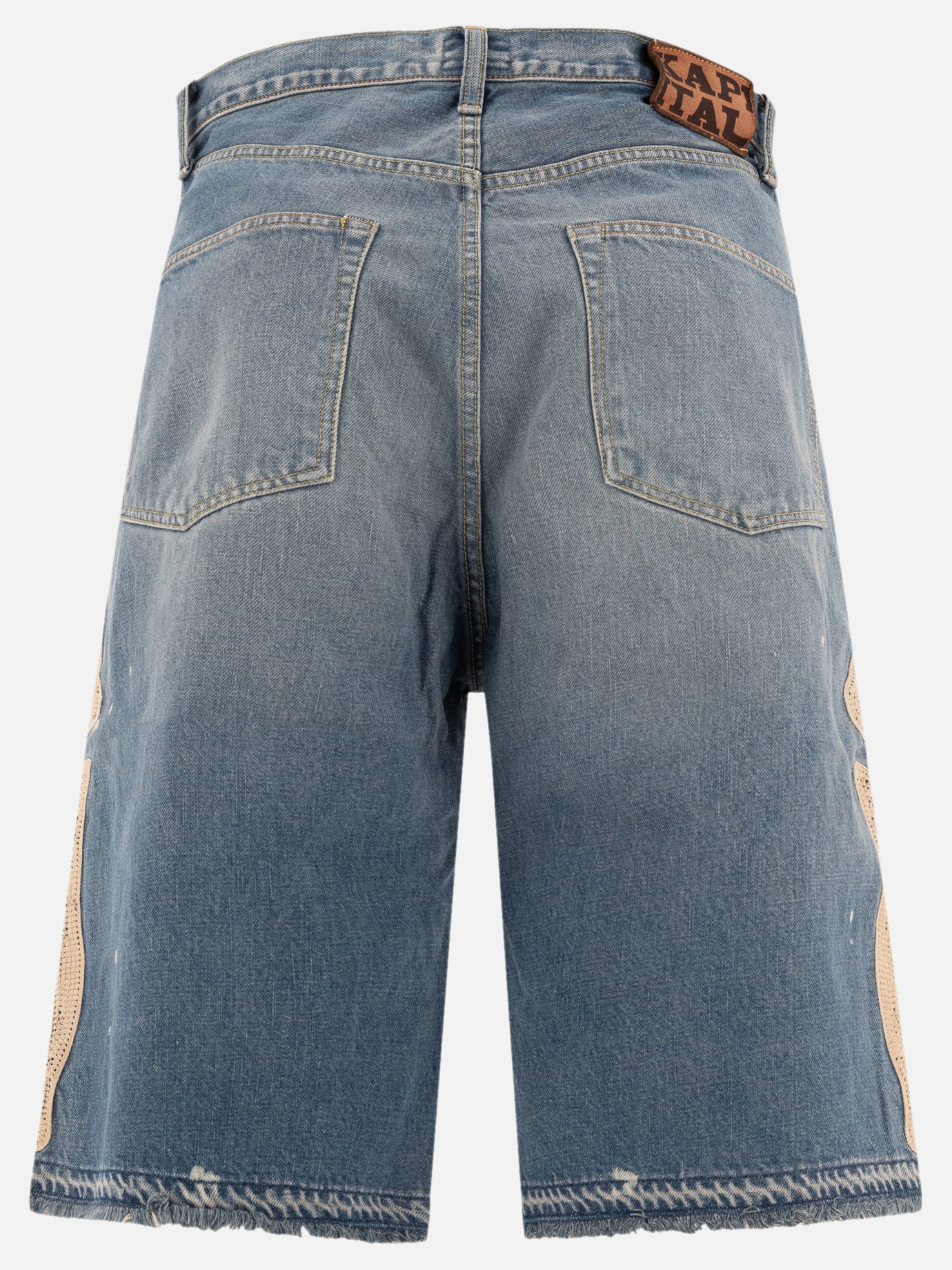 KAPITAL "Bone" shorts 14084118_32 Light blue 2