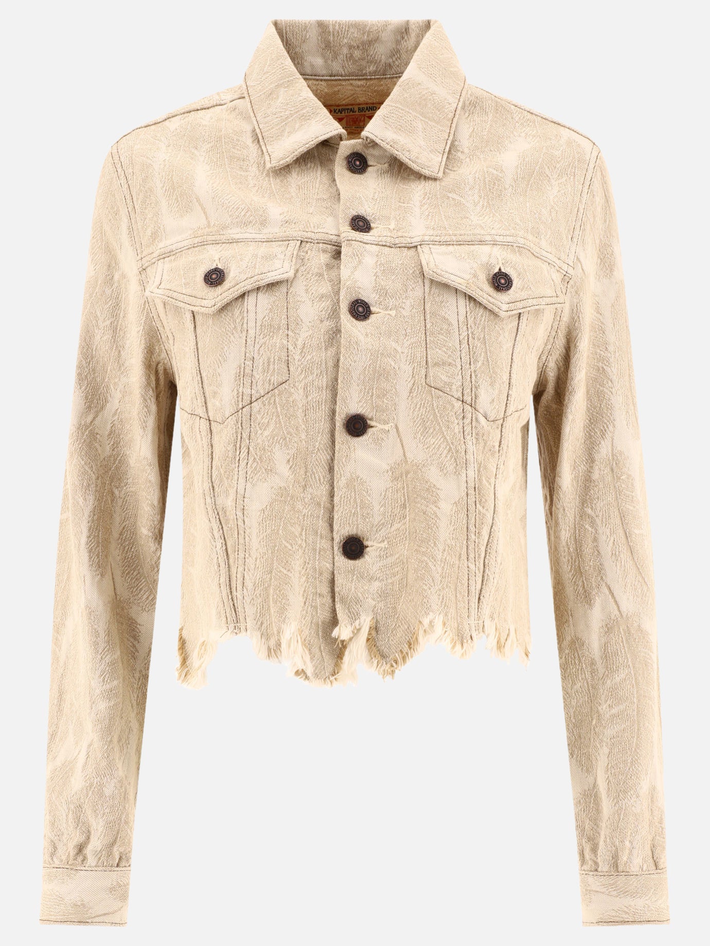 KAPITAL "Magpie" denim jacket 19242610_1 Beige 1