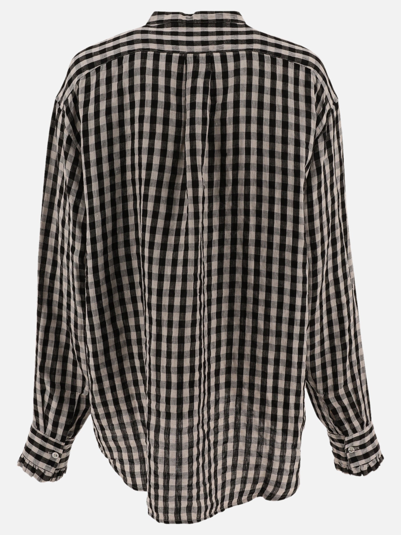 KAPITAL Camicia con volant 19315471_3 Black 2