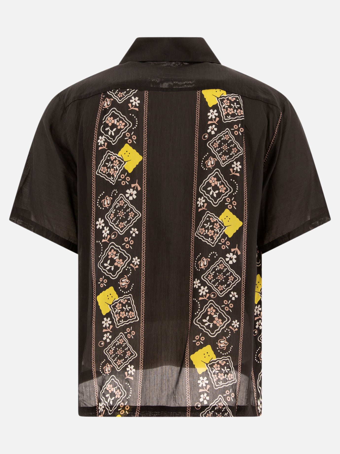 KAPITAL Camicia "Gauze Bandana Patchwork" 14453481_2 Black 2