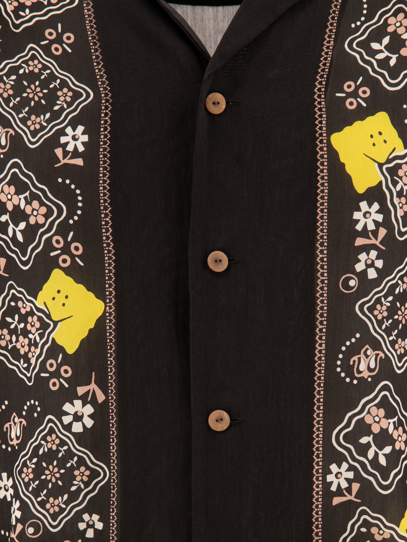 KAPITAL Camicia "Gauze Bandana Patchwork" 14453481_2 Black 3