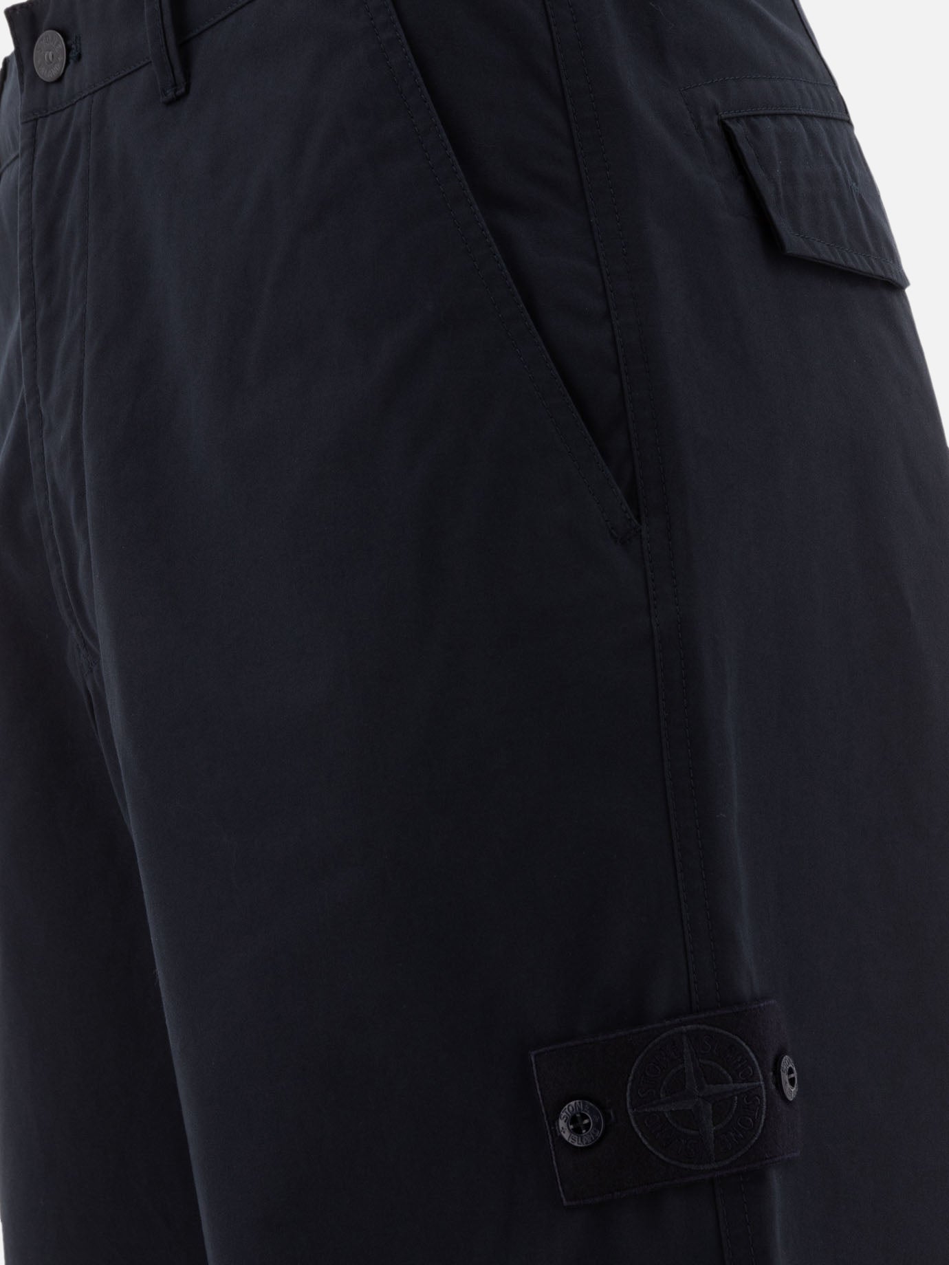 Stone Island Pantaloni chino watherproof 13756685_30 Blue 4