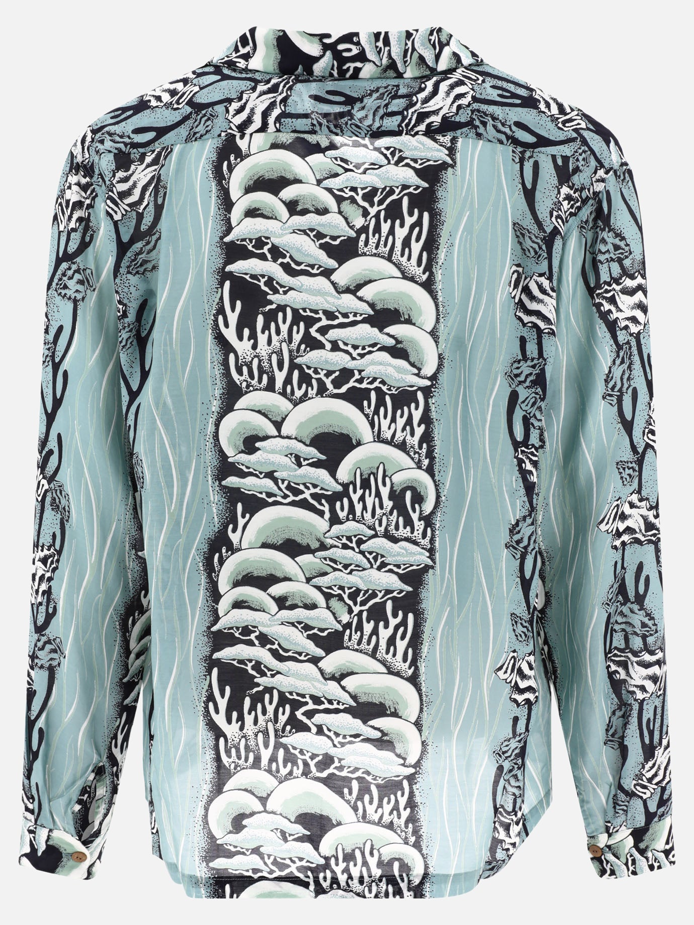 KAPITAL Camicia "Souffle" 11689760_4 Verde 2