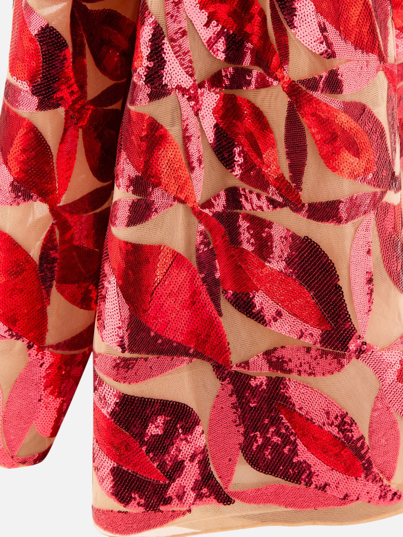 Elie Saab Embroidered tulle dress 12332943_38 Red 4