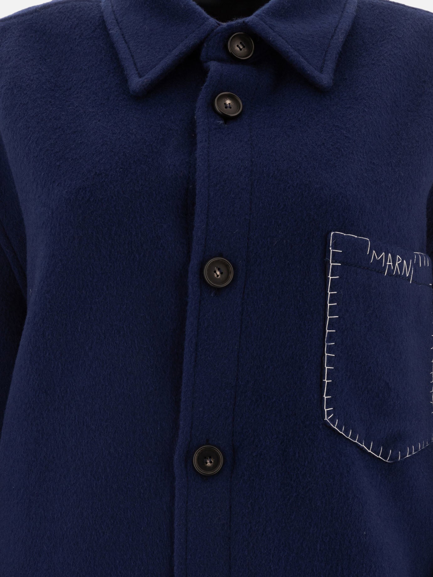 Marni Cappotto stile overshirt 14718785_40 Blue 3