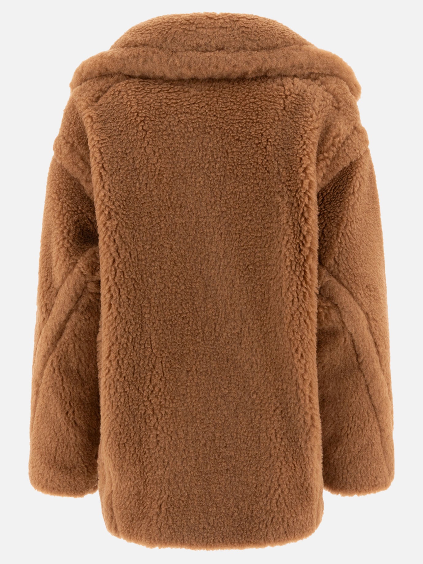 Max Mara Cappotto corto "Teddy Bear Icon" in alpaca e lana 17056131_XS Beige 2