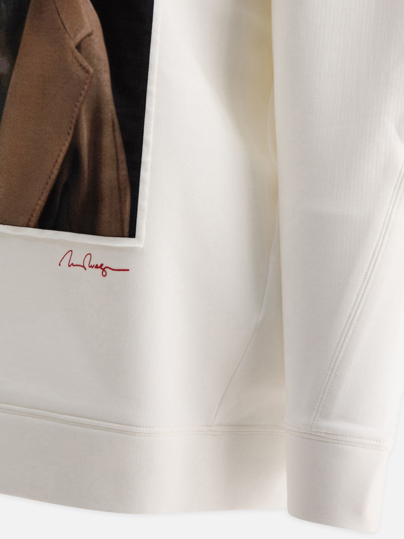 Max Mara Felpa con stampa Wegman 14498621_XS White 4