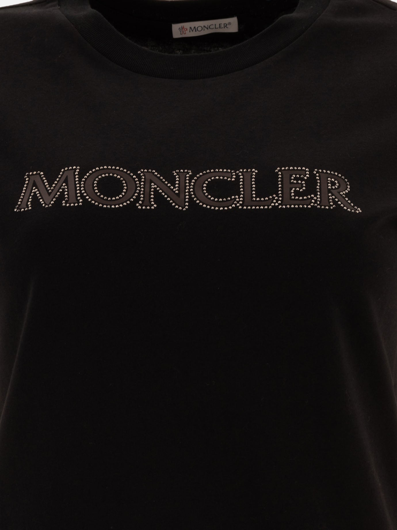 Moncler T-shirt with crystals 10190118_XS Black 3
