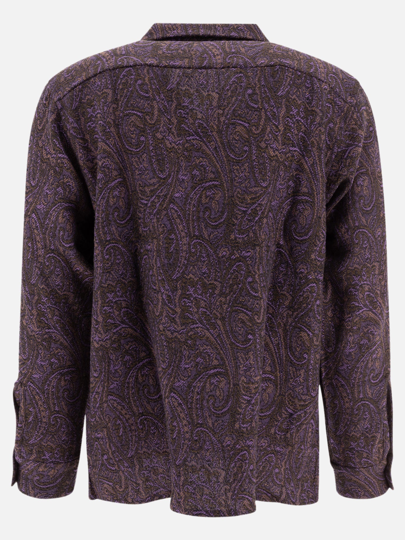 Needles Camicia in lana Paisley 11591585_S Purple 2