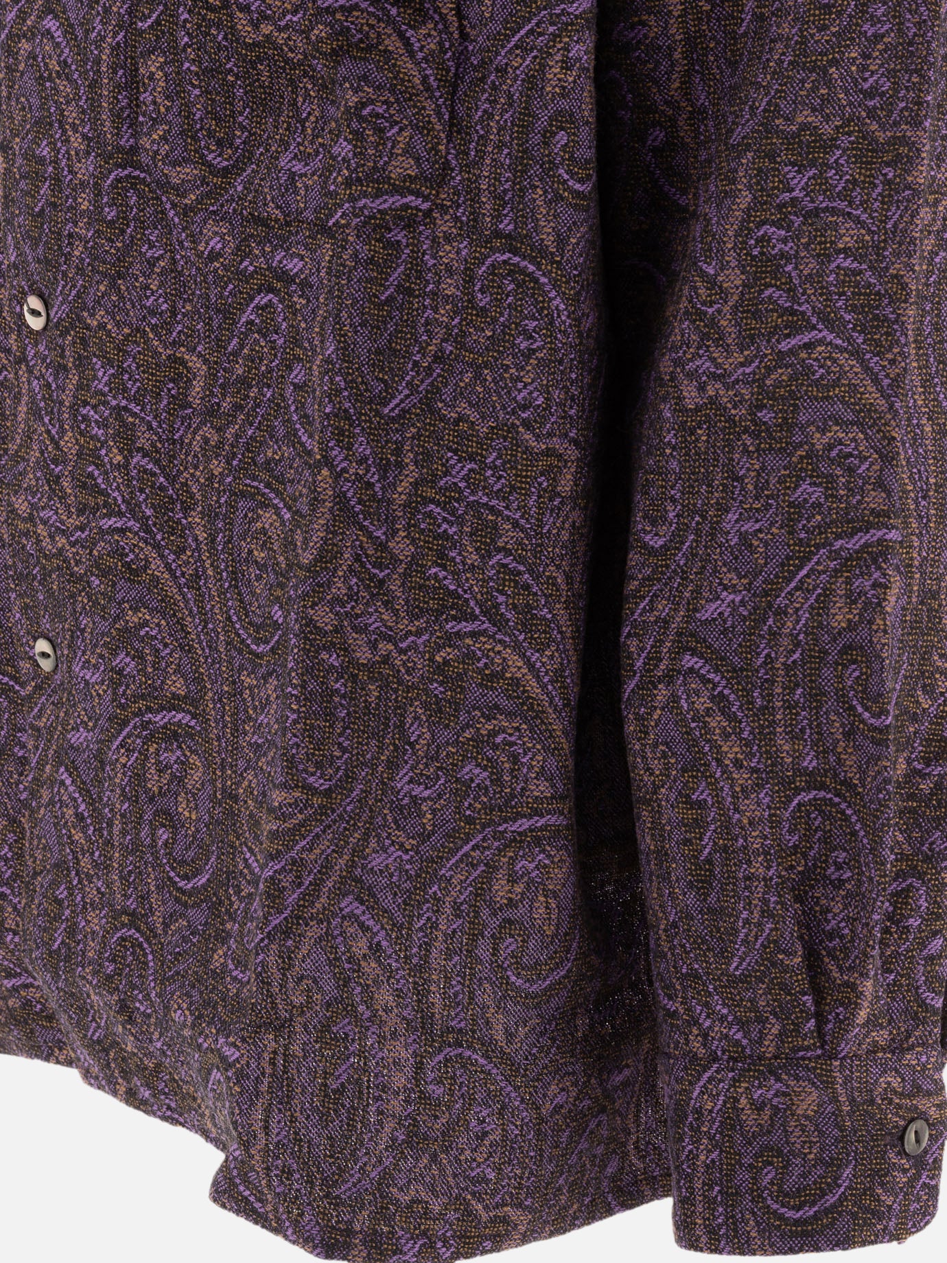 Needles Camicia in lana Paisley 11591585_S Purple 4