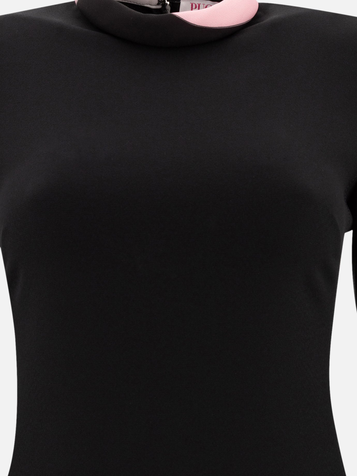 Pucci Dress with contrasting collar 11994065_38 Black 3