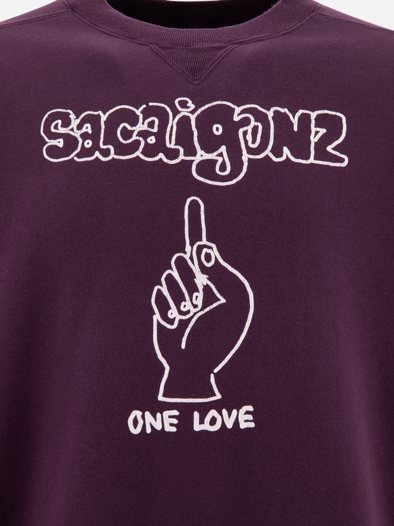 Sacai "Gonz sacaigonz" sweatshirt 10711932_2 Purple 3