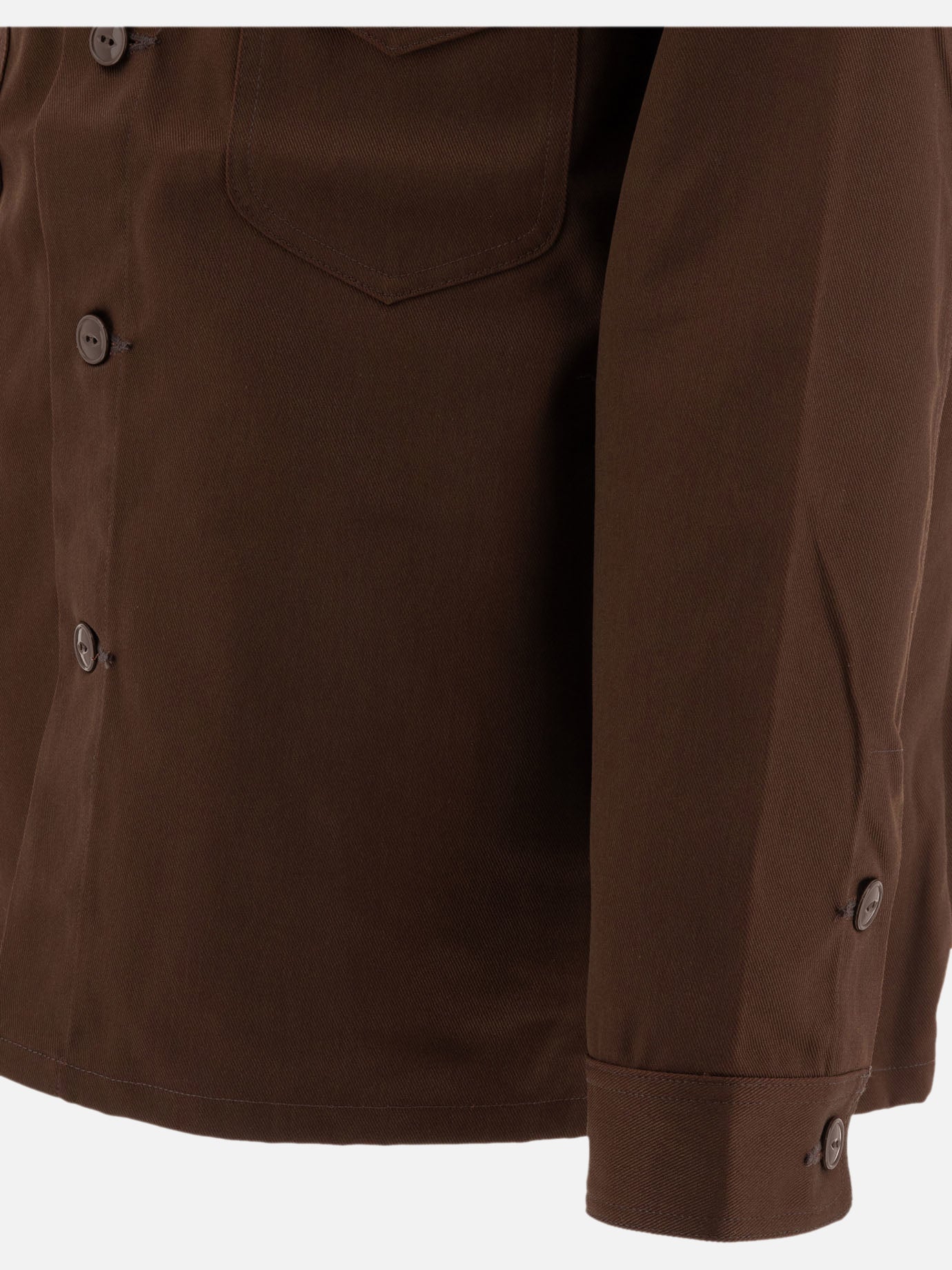 South2 West8 "Smokey" overshirt 13120073_S Brown 4