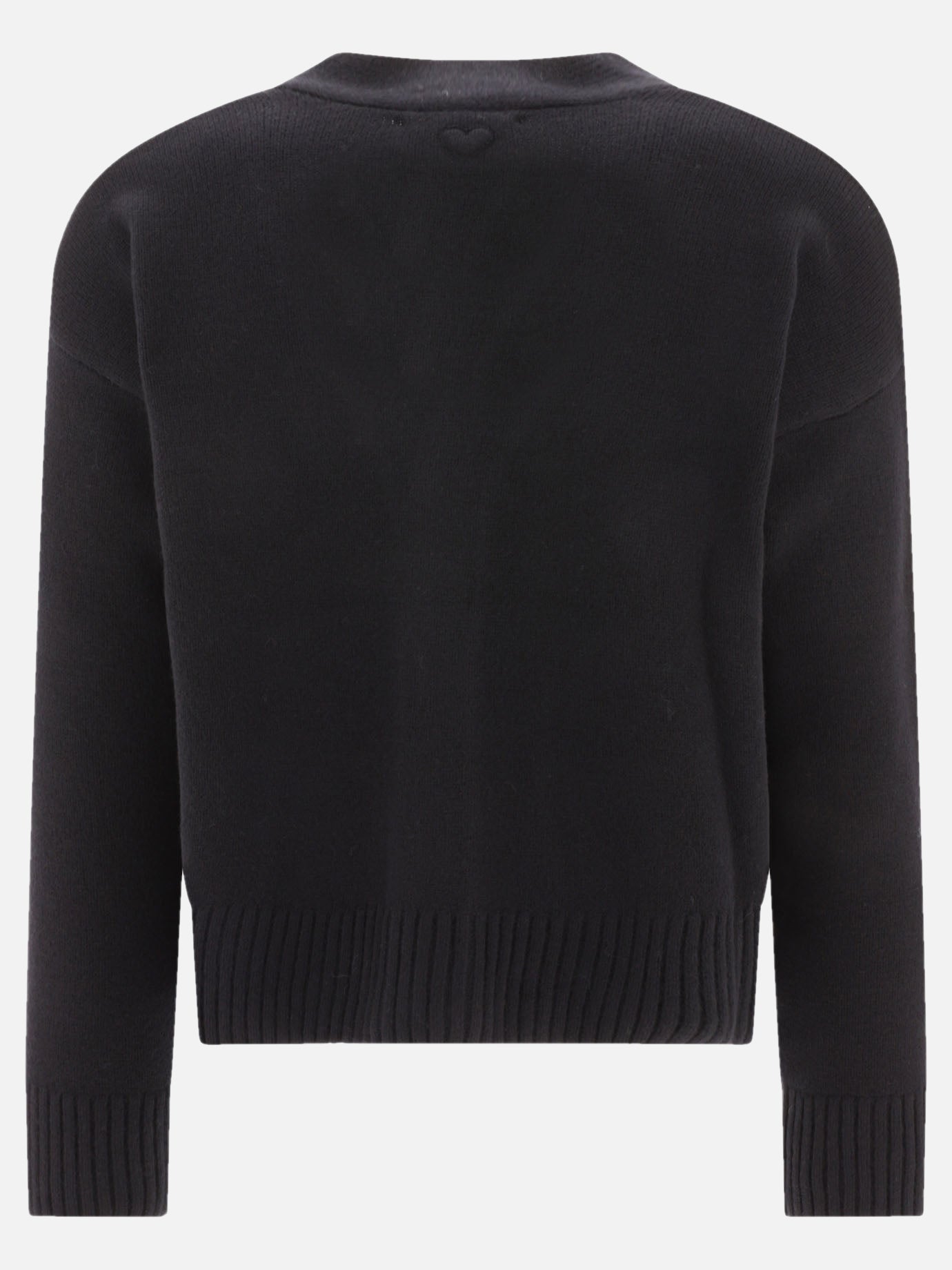 Cardigans 90% wool 10% cashmere  Black - Ami Paris Men | PDP | VIETTI Online Store | Zoom-Modal_2

