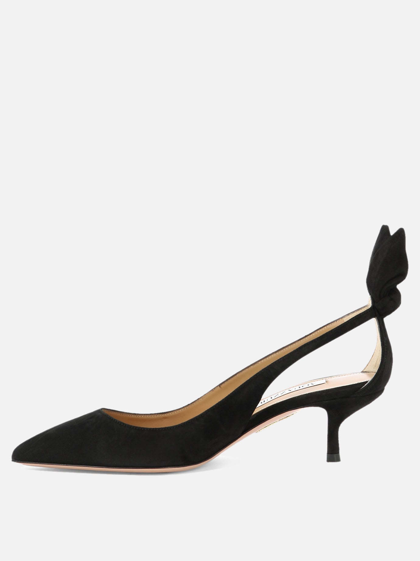 Pumps 100% suede - 100% leather  Black - Aquazzura Women | PDP | VIETTI Online Store | thumbnail_3