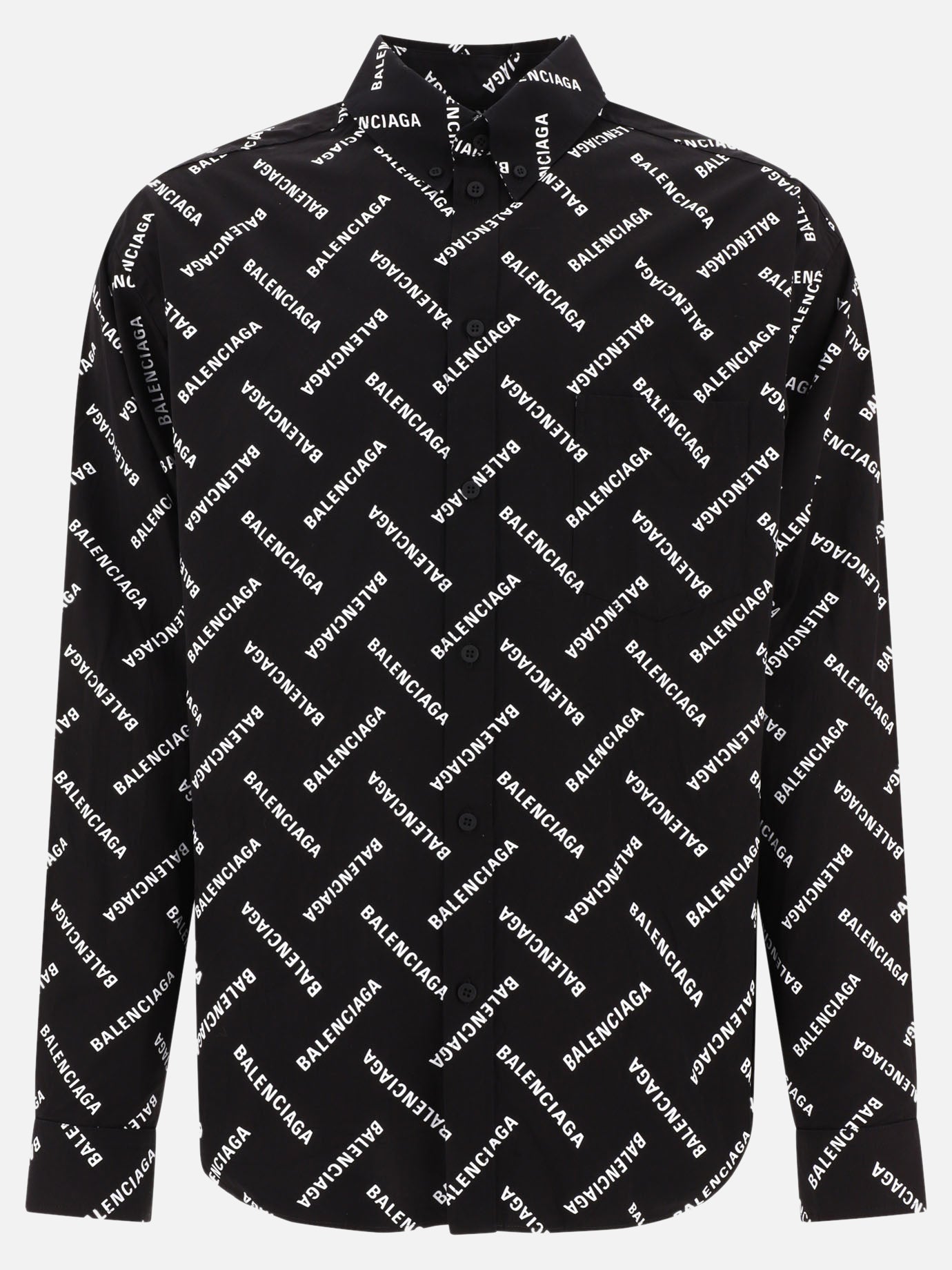 Casual shirts 100% cotton  Black - Balenciaga Men | PDP | VIETTI Online Store | Zoom-Modal
