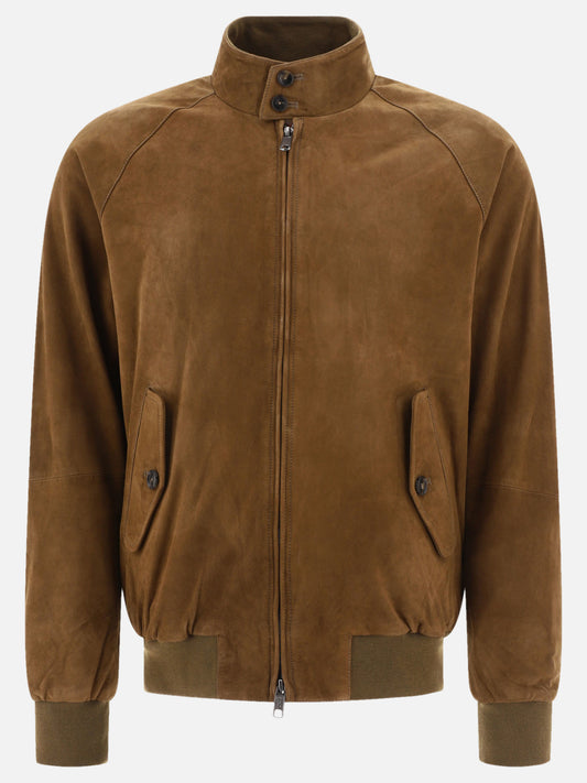 Bomber jackets 100% suede  Brown - Baracuta Men | PLP | VIETTI Online Store 
