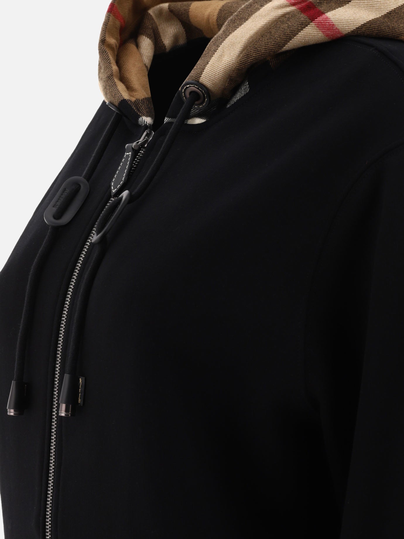 Full zip sweatshirts 100% cotton  Black - Burberry Women | PDP | VIETTI Online Store | Zoom-Modal_4
