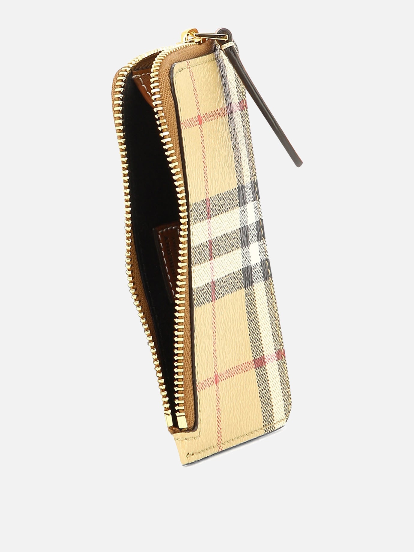 Wallets 69% polyurethane 17% polyester 14% cotton  Beige - Burberry Women | PDP | VIETTI Online Store | Zoom-Modal_5

