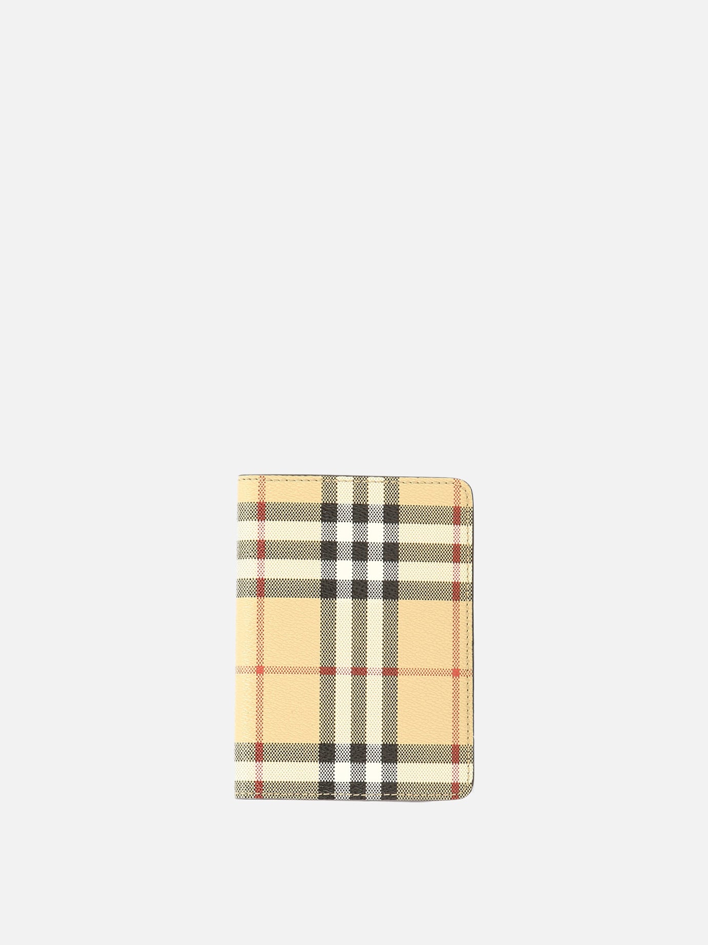 Document cases 71% polyurethane 16% polyester 12% cotton 1% acrylic  Beige - Burberry Women | PDP | VIETTI Online Store | Zoom-Modal
