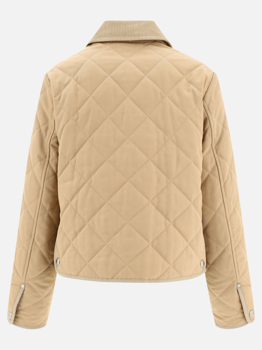 Quilted & Utility Jackets 100% polyester  Beige - Burberry Women | PLP | VIETTI Online Store | 2
