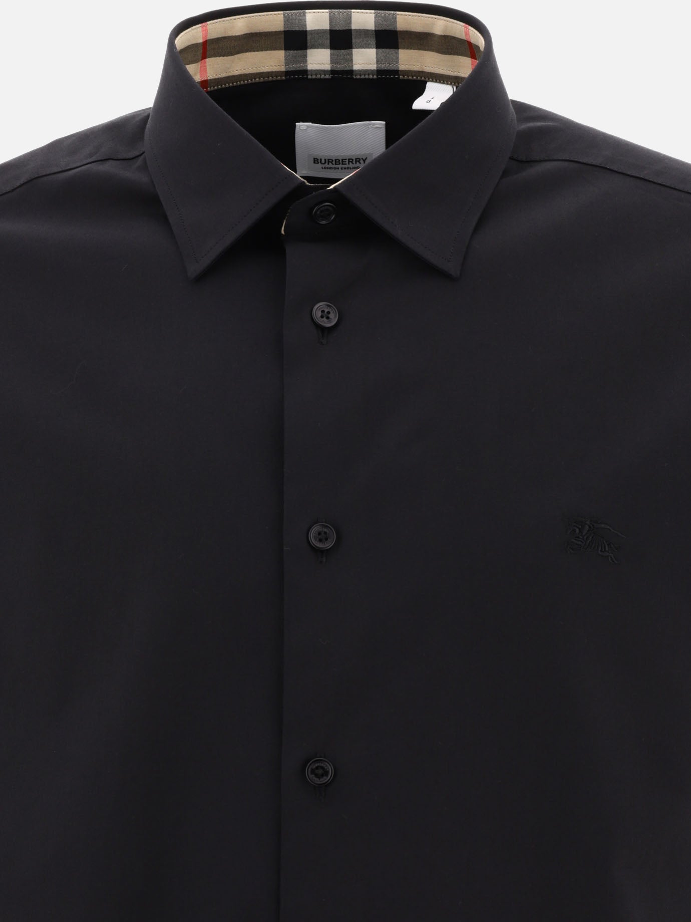 Casual shirts 100% cotton  Black - Burberry Men | PDP | VIETTI Online Store | thumbnail_3