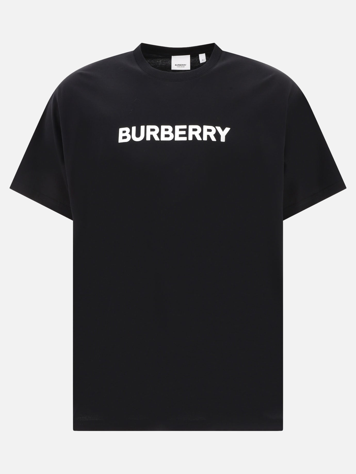 Crewneck t-shirts 100% cotton  Black - Burberry Men | PDP | VIETTI Online Store | thumbnail