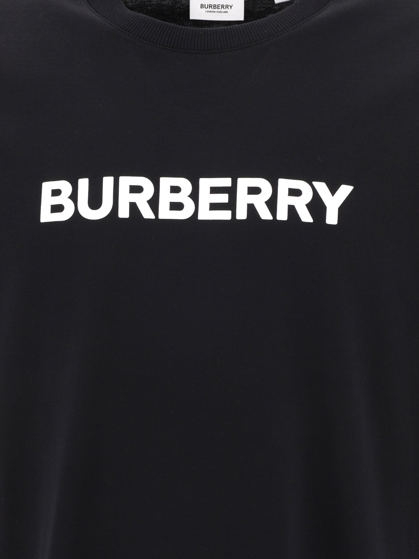 Crewneck t-shirts 100% cotton  Black - Burberry Men | PDP | VIETTI Online Store | thumbnail_3