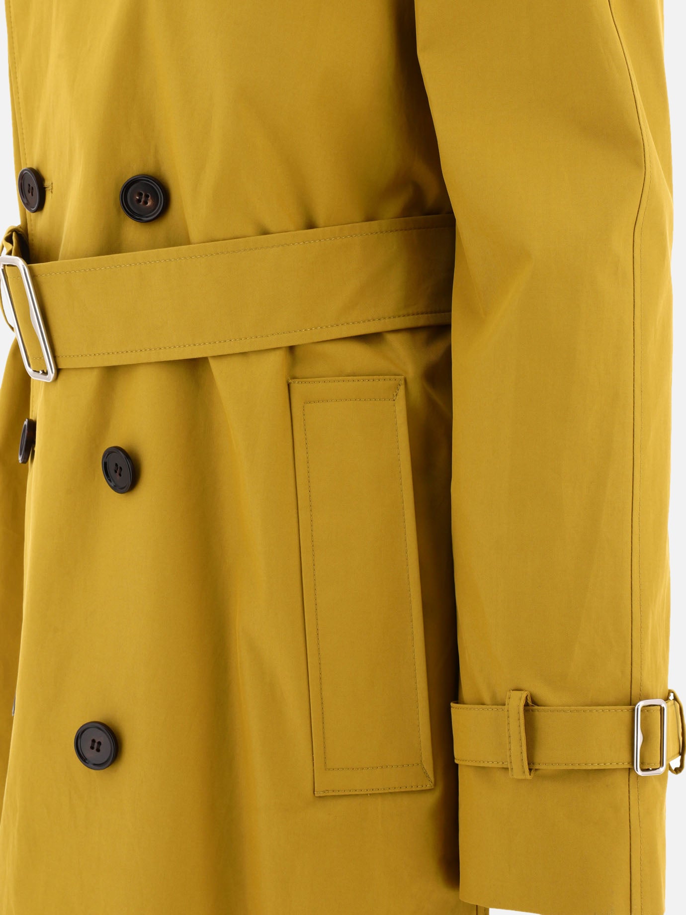 Raincoats & Trench coats 100% cotton  Yellow - Burberry Women | PDP | VIETTI Online Store | Zoom-Modal_4
