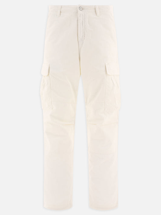 Cargo & parachute trousers 100% cotton  White - Carhartt WIP Men | PLP | VIETTI Online Store 
