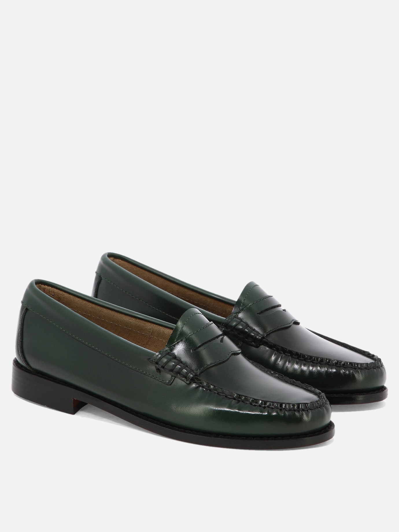 Loafers 100% leather - 80% leather 20% rubber  Green - G.H. Bass & Co. Women | PDP | VIETTI Online Store | Zoom-Modal_2
