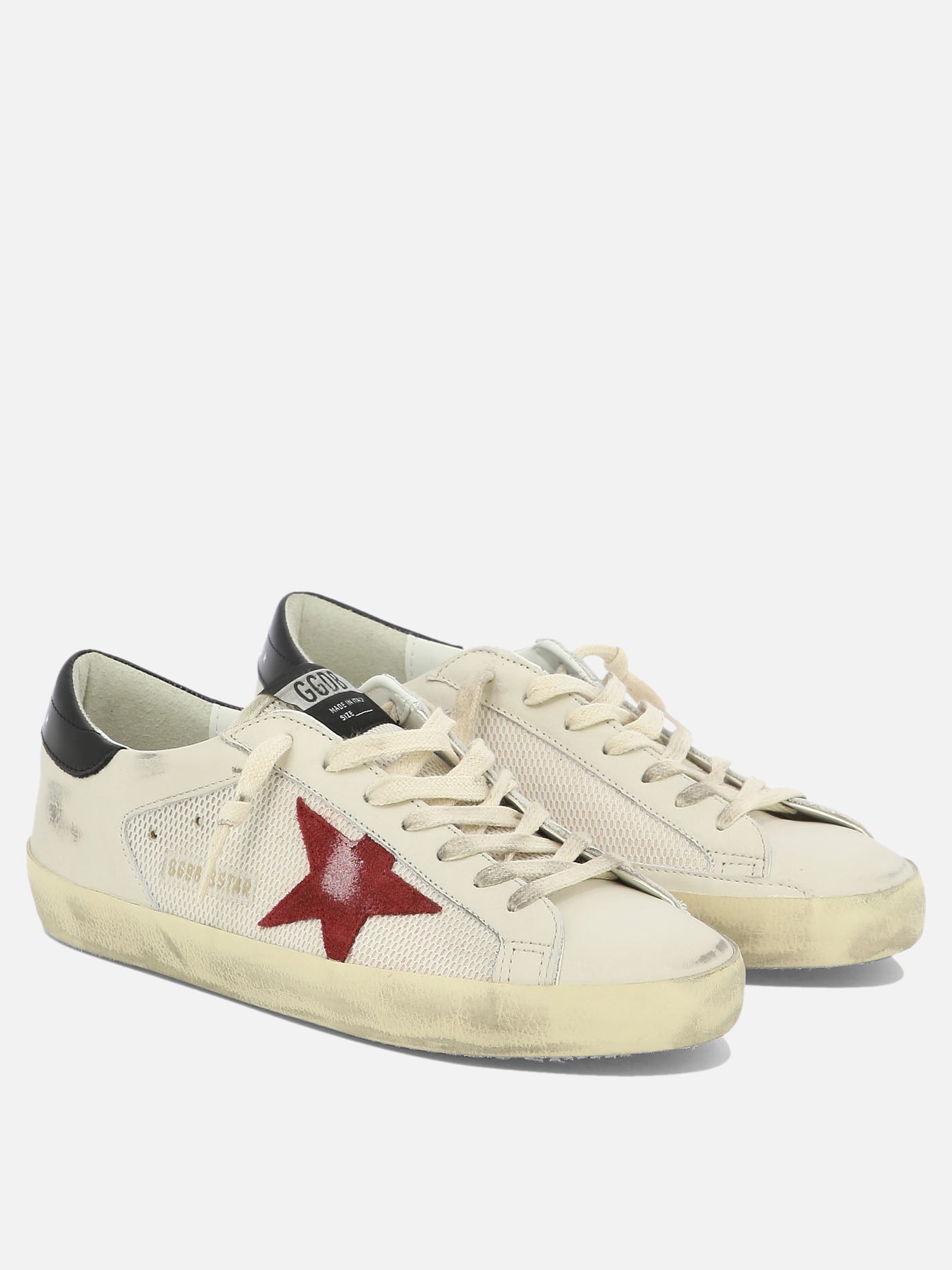 Low top sneakers 70% leather 21% polyamide 9% spandex - 100% rubber  White - Golden Goose Men | PDP | VIETTI Online Store | Zoom-Modal_2
