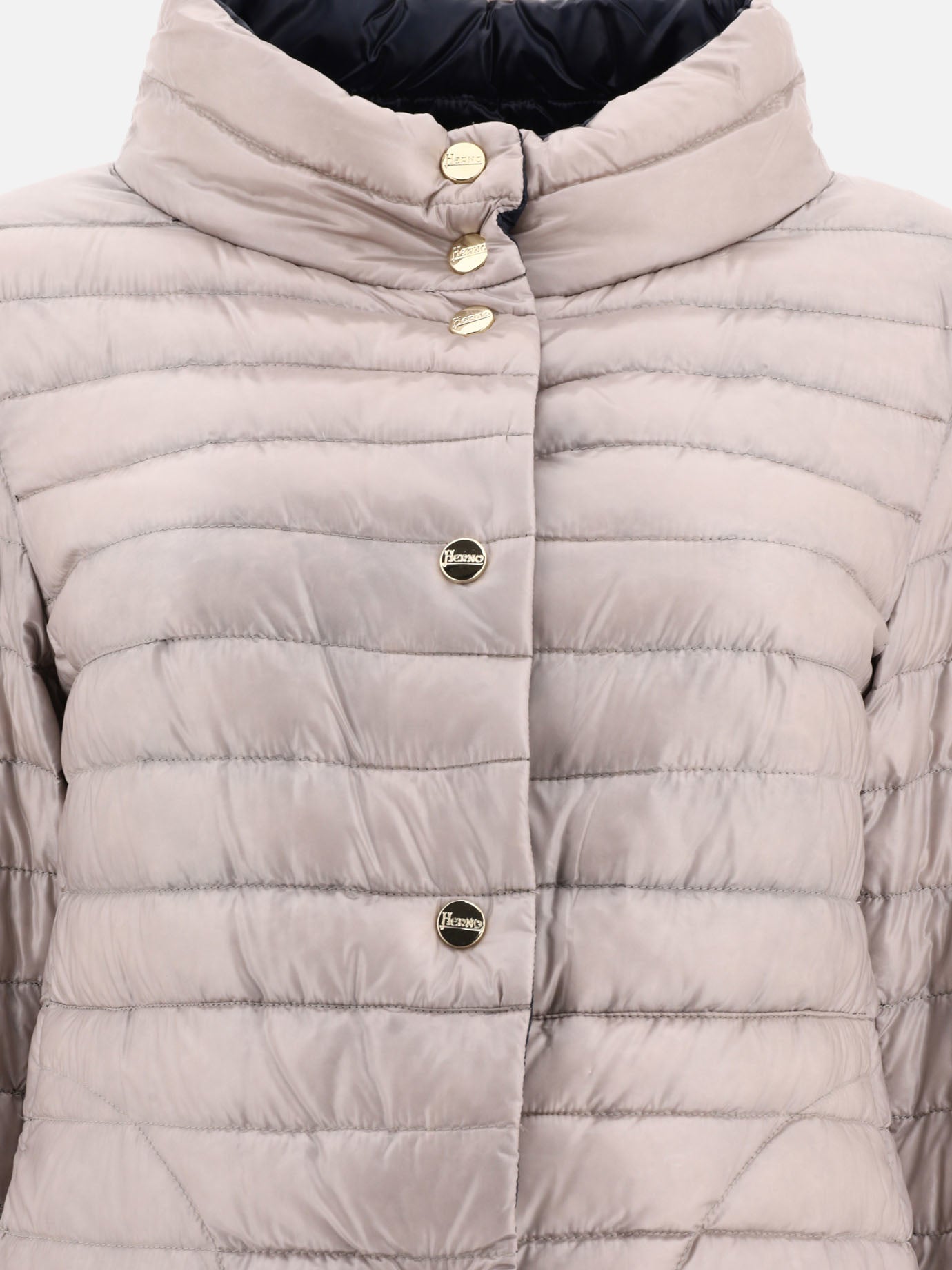 Down jackets 100% polyamide - Padding: down and feathers  Blue - Herno Women | PDP | VIETTI Online Store | thumbnail_6