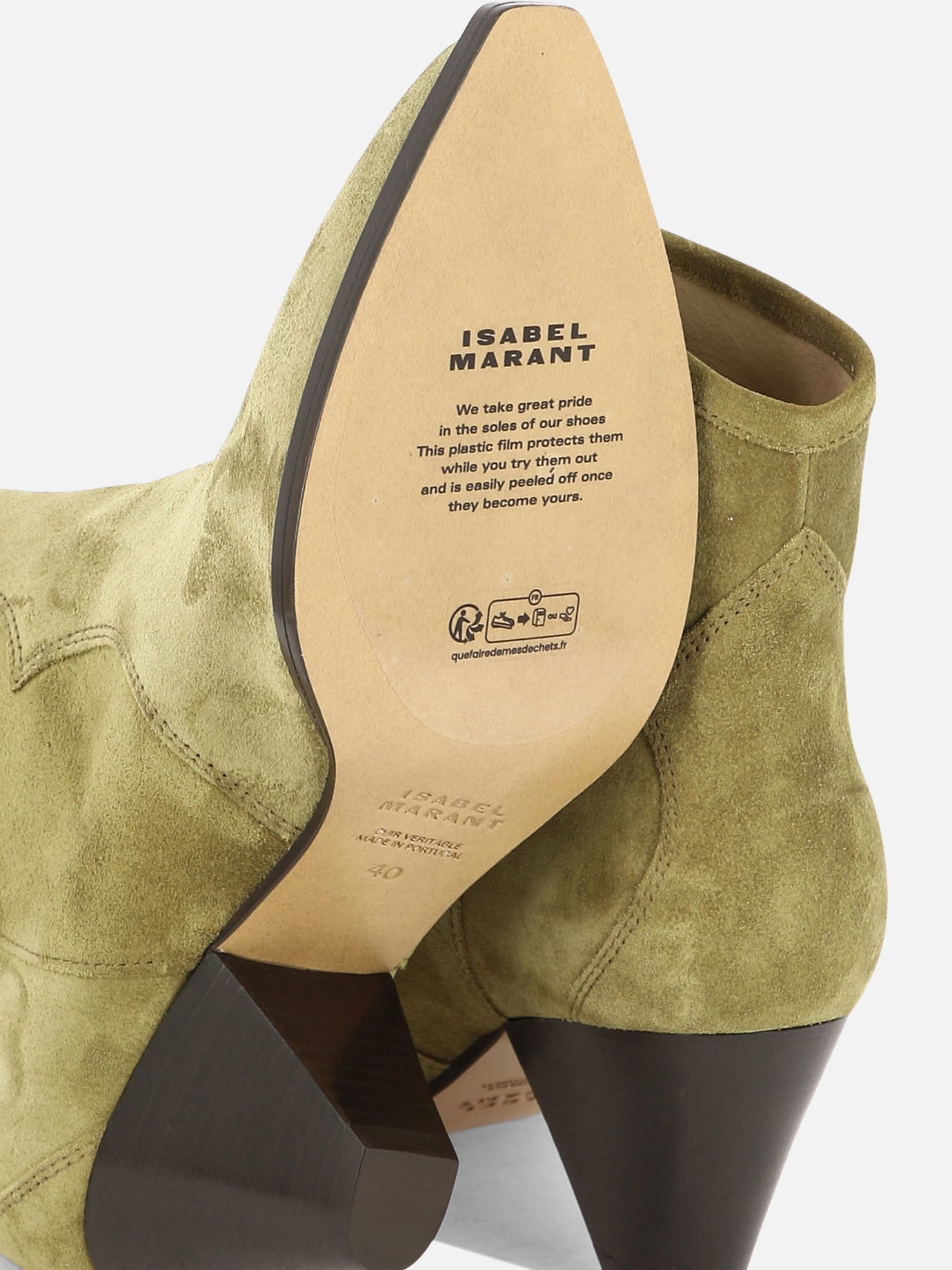 Cowboy 100% suede - 100% rubber  Beige - Isabel Marant Women | PDP | VIETTI Online Store | Zoom-Modal_5
