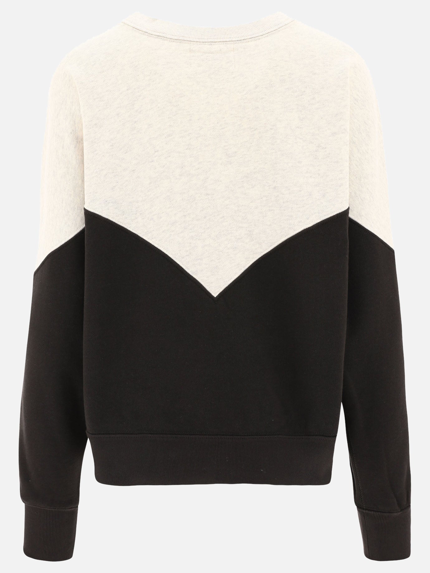 Marant Étoile "Houston" bicolour sweatshirt Black