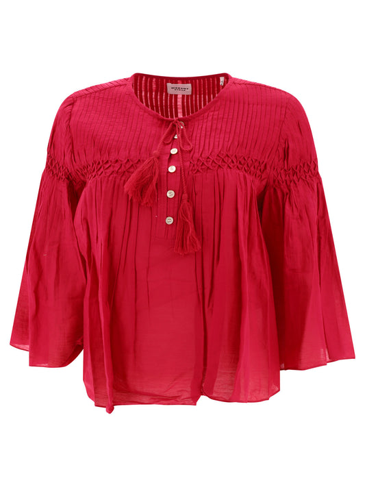 Marant Étoile Blusa "Axeliana" 19158431_38 Fucsia 1
