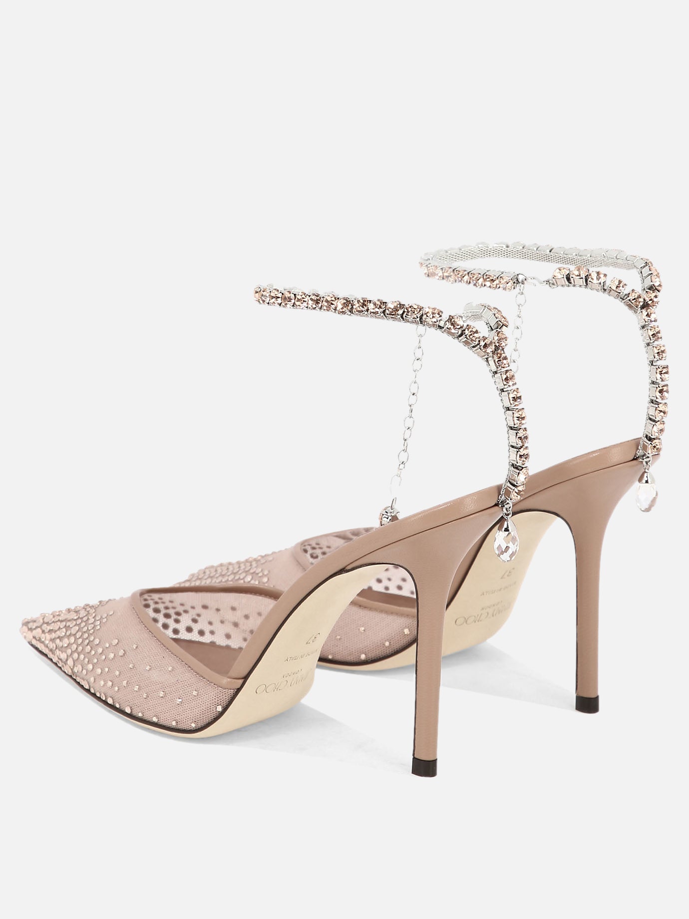 Pumps 90% textile - 10% leather - 100% leather  Pink - Jimmy Choo Women | PDP | VIETTI Online Store | thumbnail_4