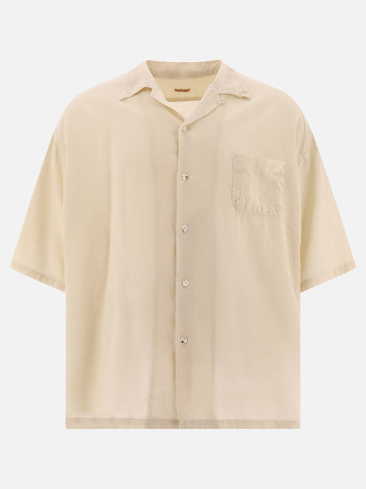 KAPITAL Linen-blend shirt Beige