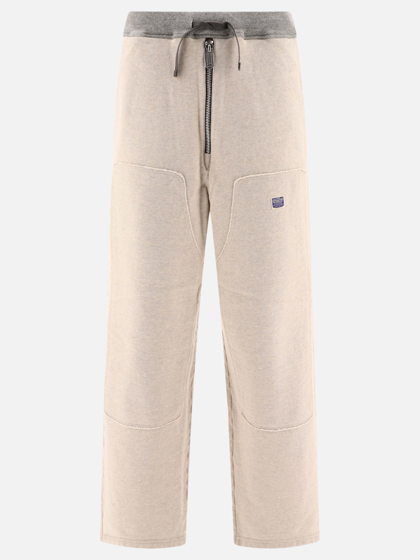 KAPITAL Sport trousers with zip Beige