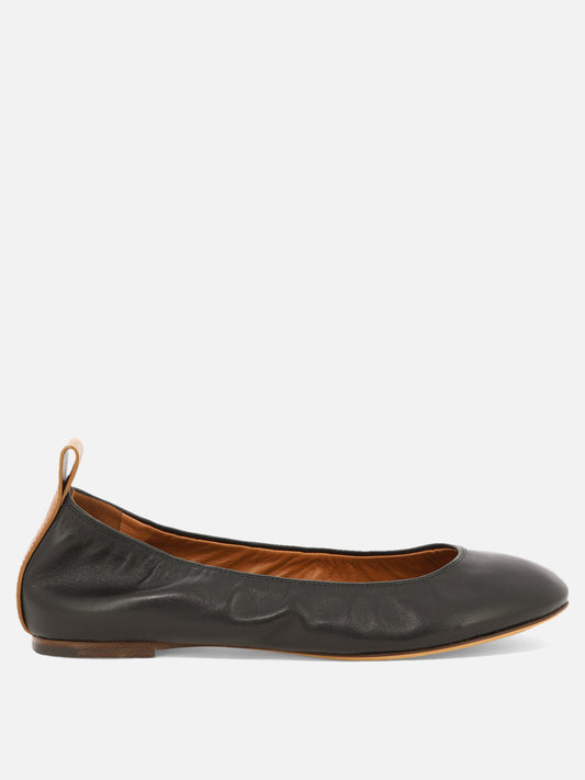 Nappa ballet flats