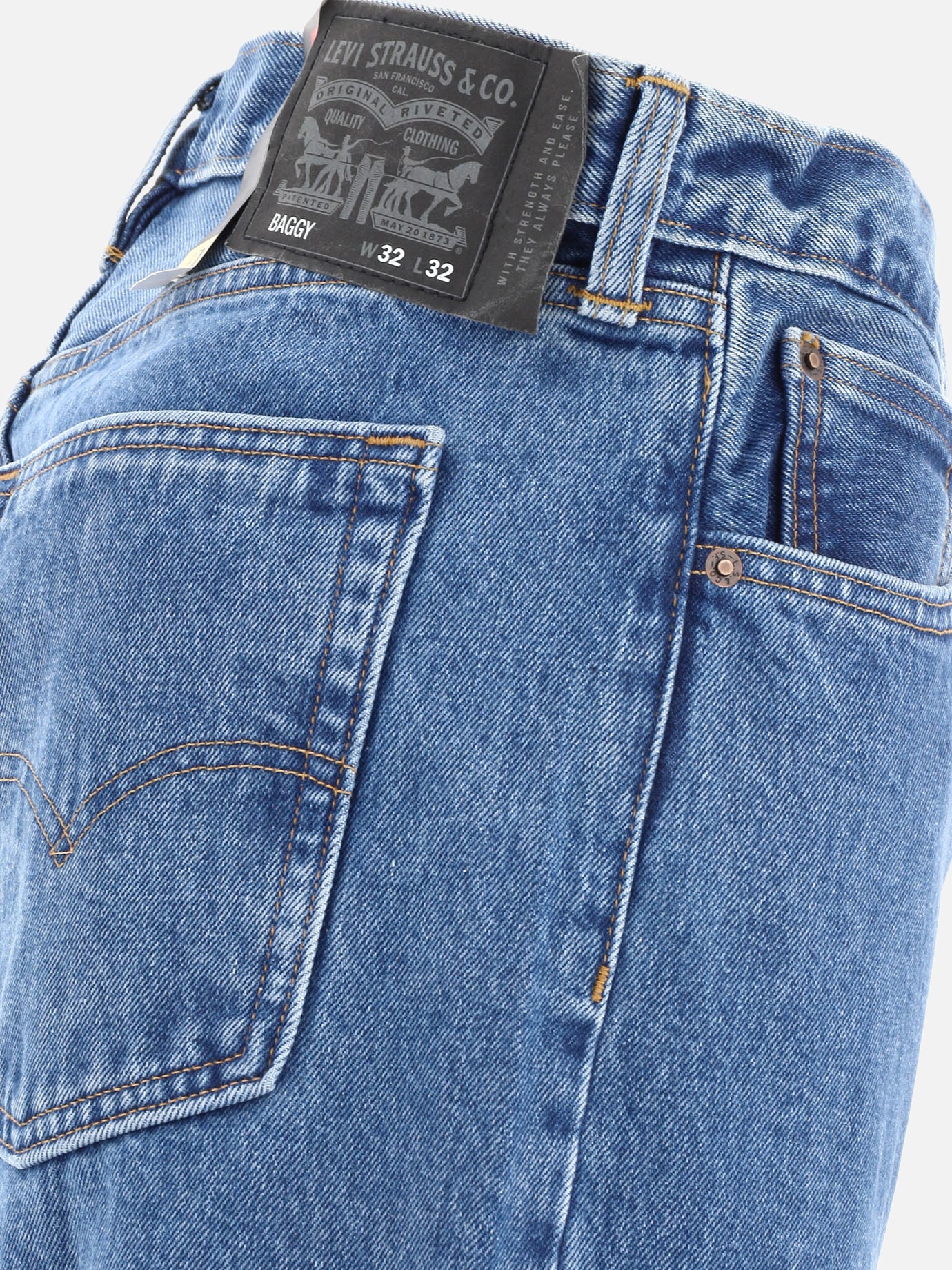 Straight-leg jeans 100% cotton  Blue - Levi&#39;s Men | PDP | VIETTI Online Store | thumbnail_4