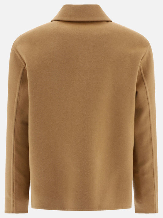 Short coats 72% wool 18% cashmere 10% leather  Beige - Loewe Men | PLP | VIETTI Online Store | 2
