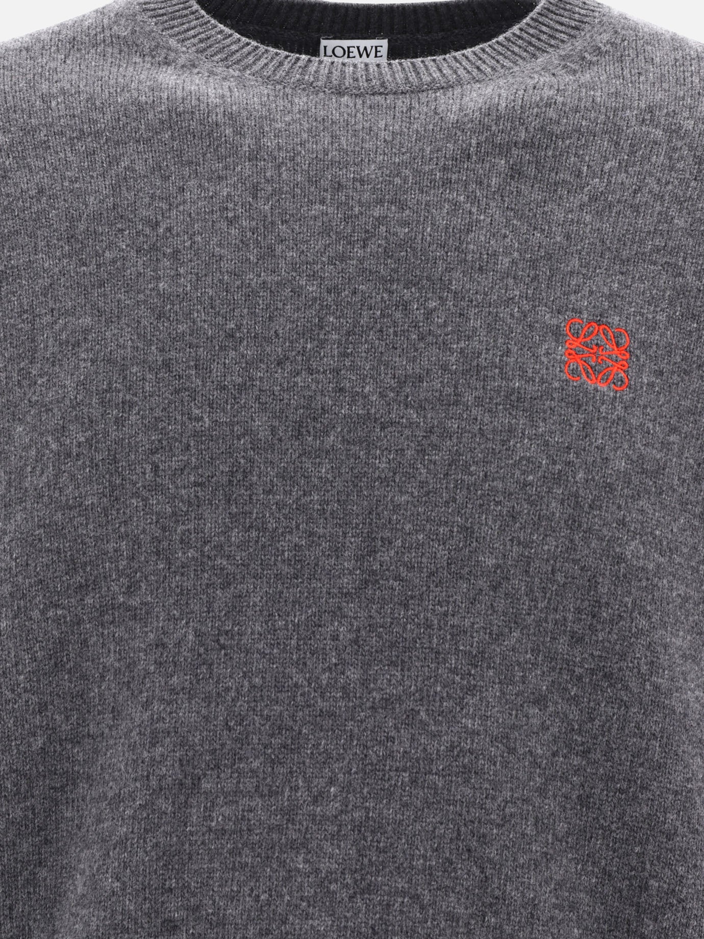 Crewneck sweaters 100% wool  Grey - Loewe Men | PDP | VIETTI Online Store | thumbnail_3