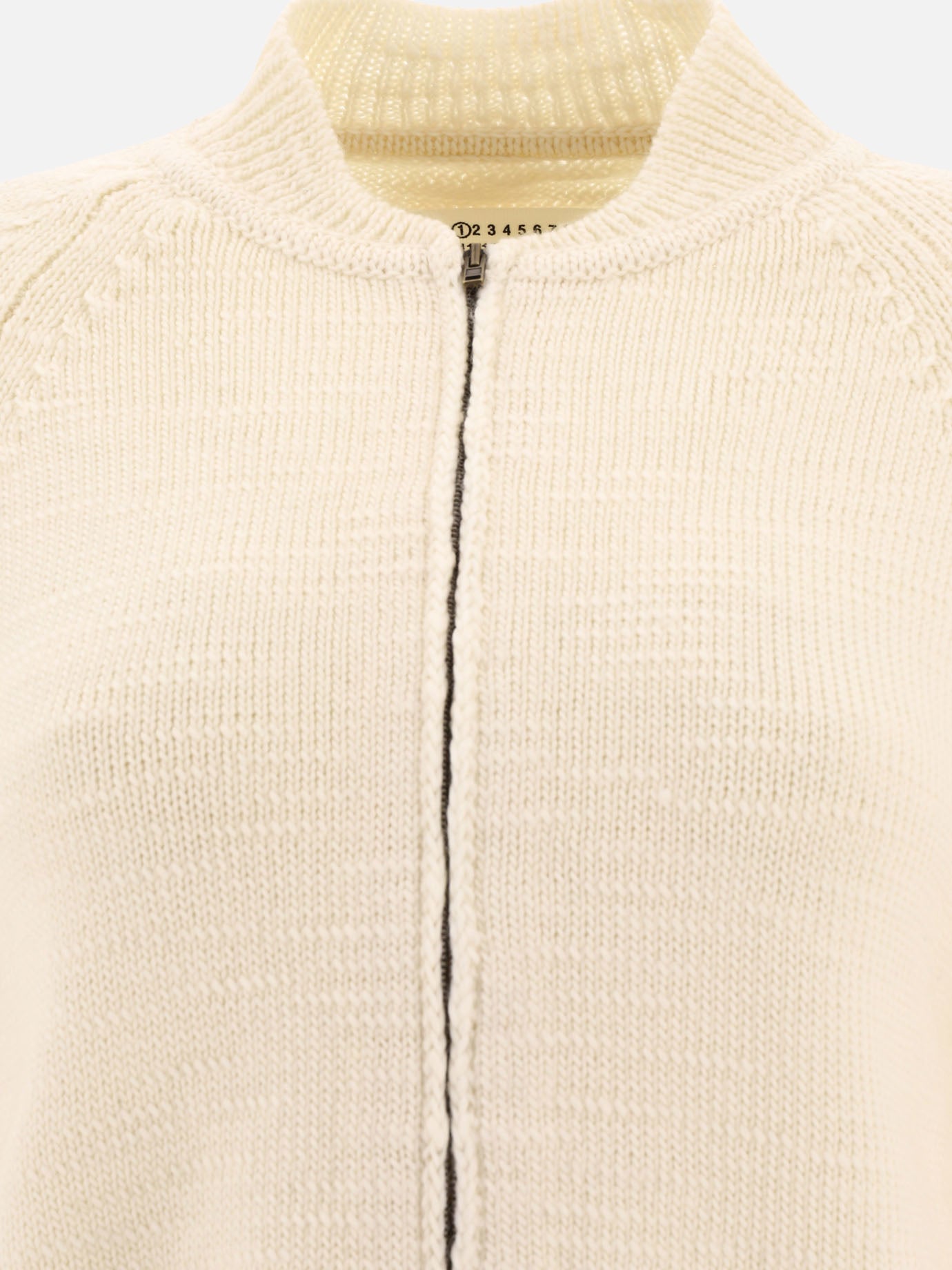 Zipped sweaters 100% wool  White - Maison Margiela Women | PDP | VIETTI Online Store | Zoom-Modal_3
