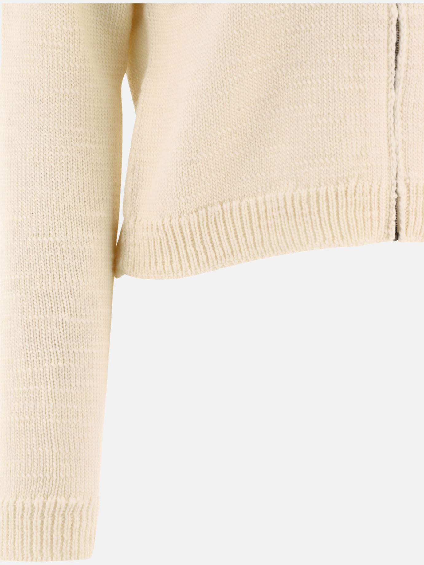 Zipped sweaters 100% wool  White - Maison Margiela Women | PDP | VIETTI Online Store | Zoom-Modal_4
