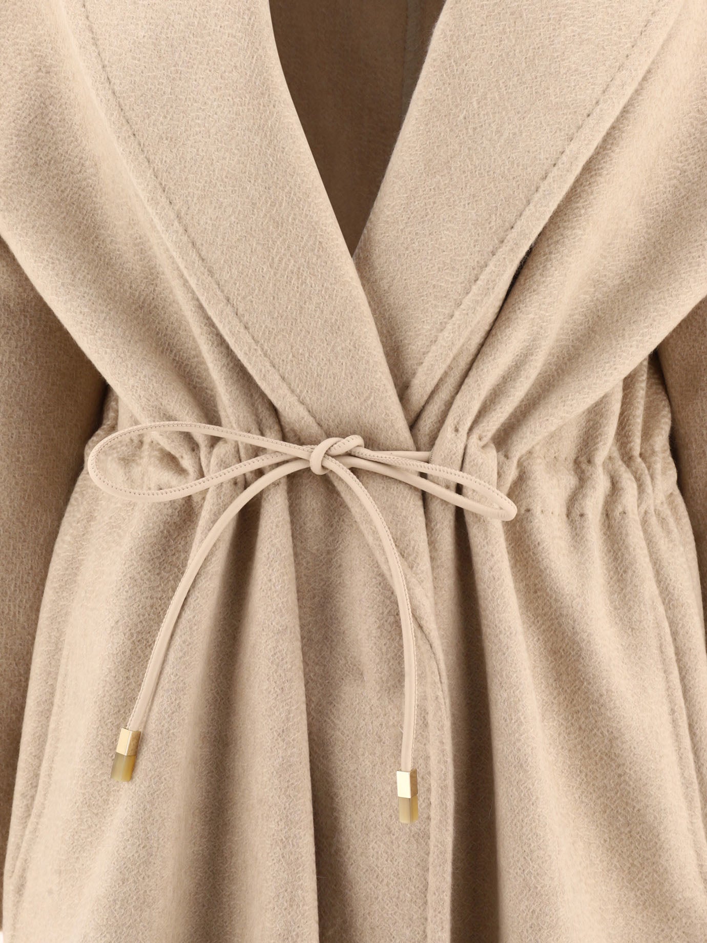 Long coats Solid colour  Beige - Max Mara Women | PDP | VIETTI Online Store | Zoom-Modal_3
