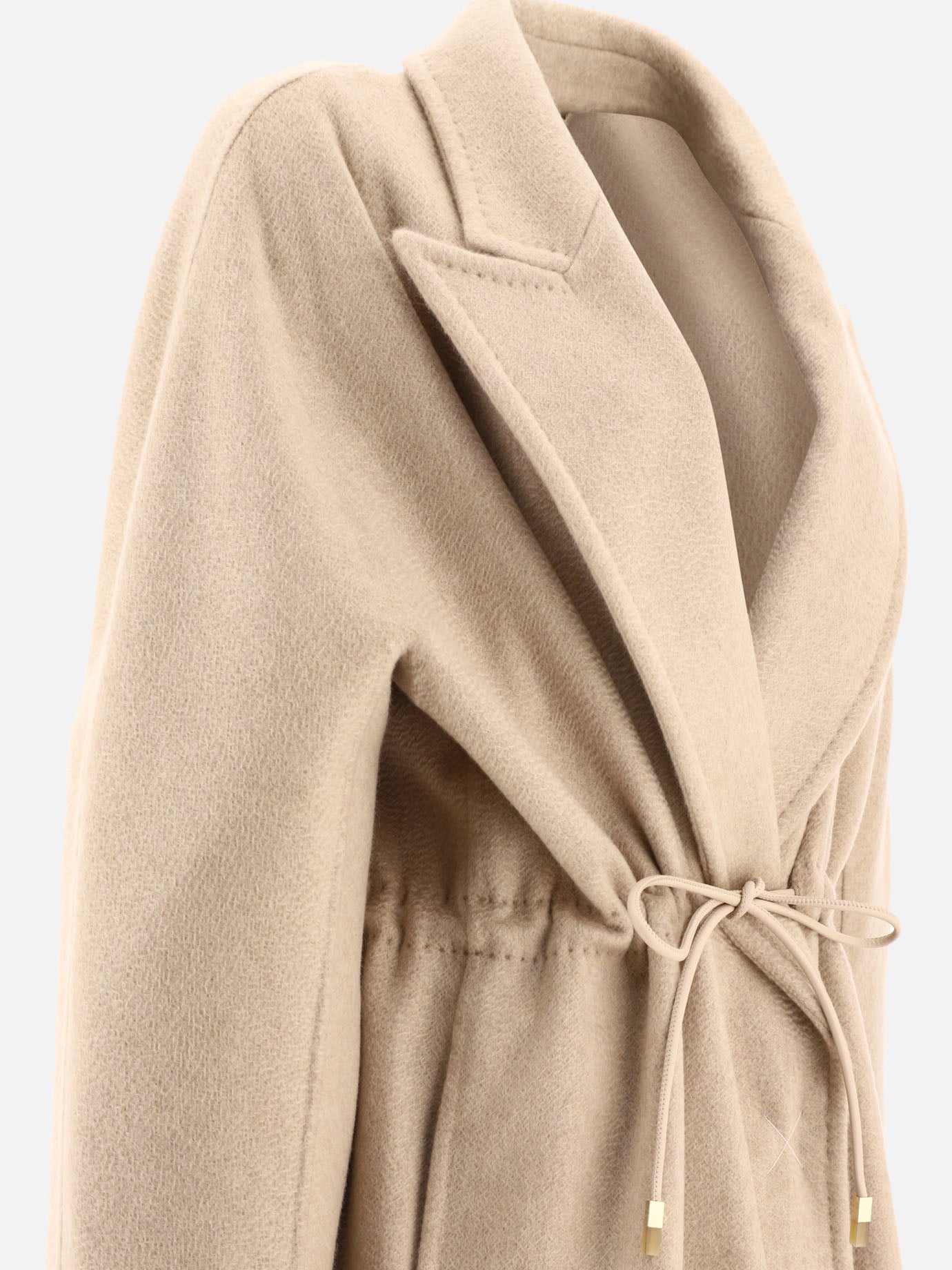 Long coats Solid colour  Beige - Max Mara Women | PDP | VIETTI Online Store | Zoom-Modal_4
