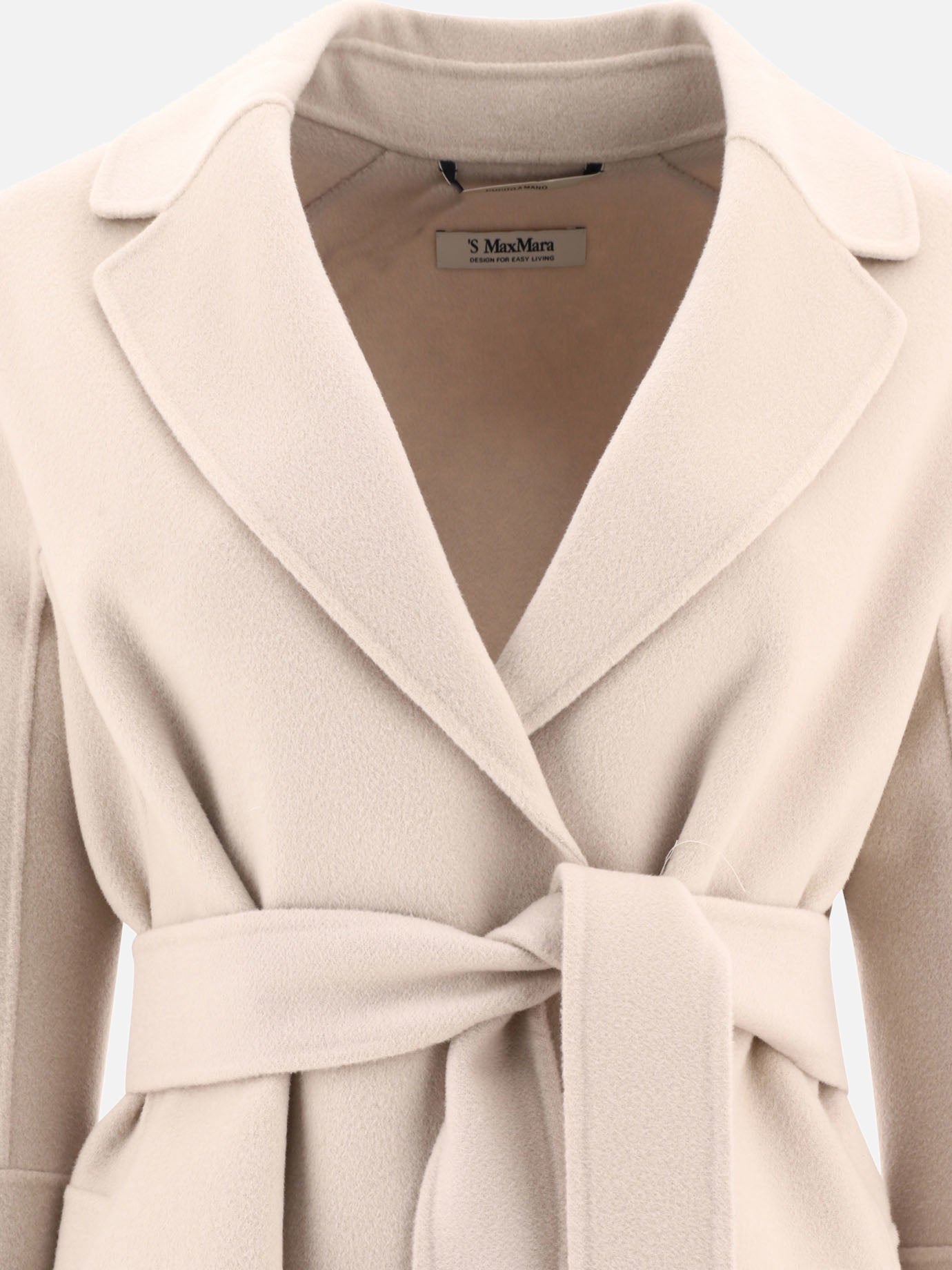 Long coats 100% virgin wool  Beige - Max Mara S Women | PDP | VIETTI Online Store | thumbnail_3