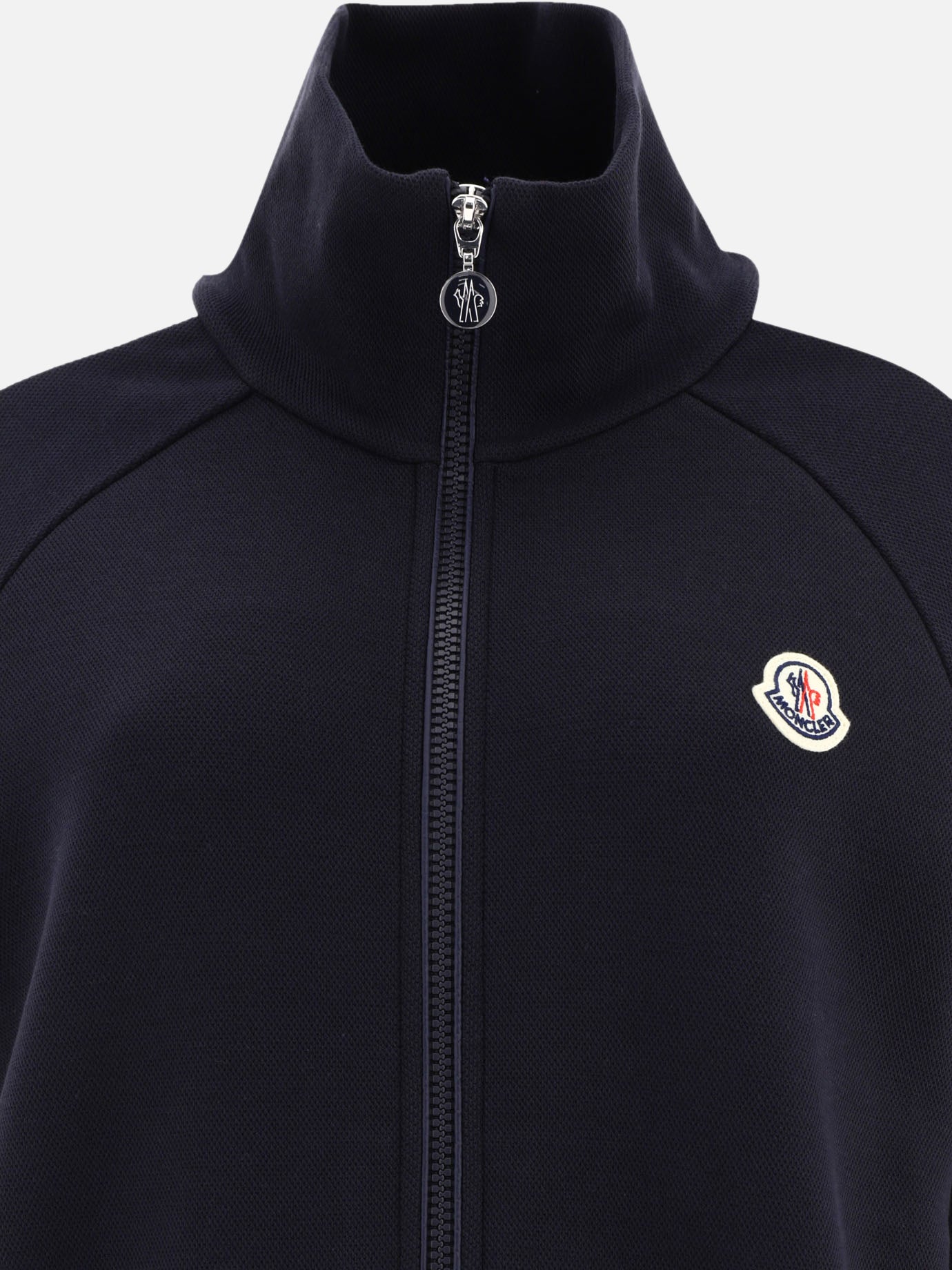 Full zip sweatshirts 57% cotton 38% polyester 5% elastane  Blue - Moncler Women | PDP | VIETTI Online Store | Zoom-Modal_3
